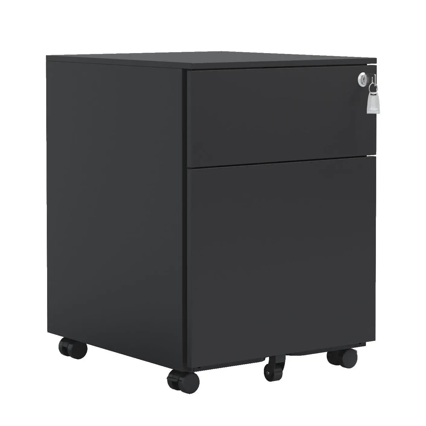 2 Drawer Mobile File Cabinet With Lock Steel File Cabinet For Legal / Letter / A4 / F4 Size / Home / Office Design by HouseOfZazla