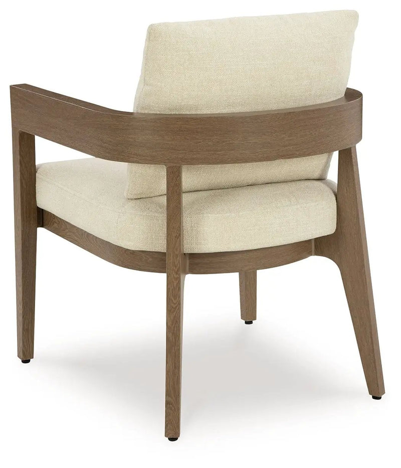 Serene Bay - Arm Chair With Cushion (Set of 2) - Dark Brown / White by Unique Piece Furniture