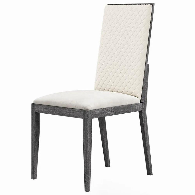 Venezia - Synthetic Leather Side Chair (Set of 2) - Gray by Unique Piece Furniture