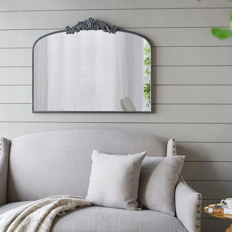 Arch Mirror, Baroque Inspired Wall Decor For Bathroom, Bedroom, Living Room by Unique Piece Furniture