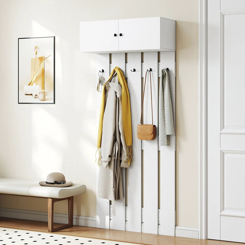 Entryway Wall Coat Rack Wall Mounted Coat Clothes Rack by DirectDeals