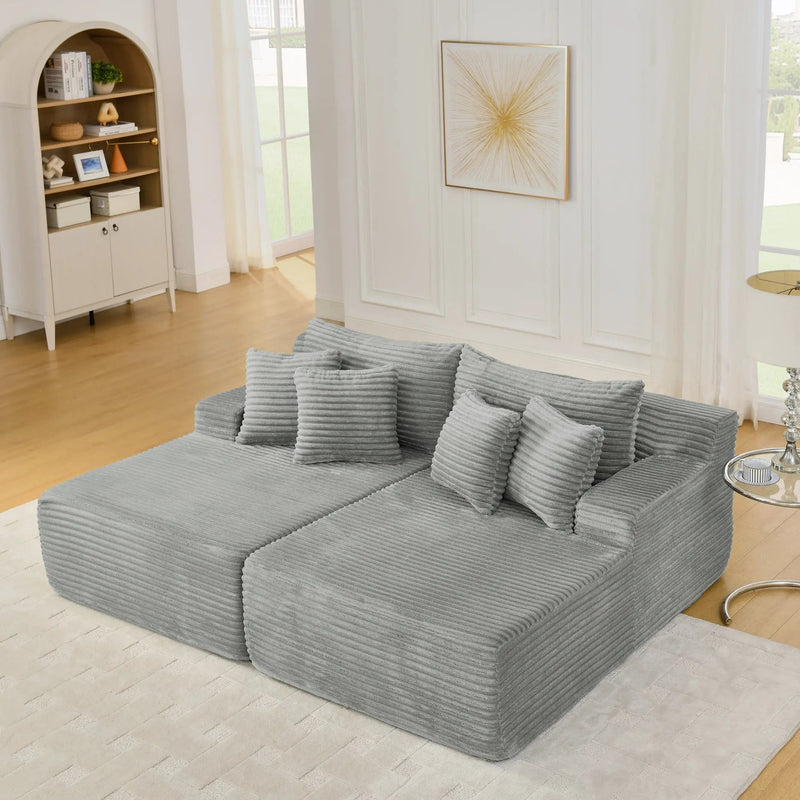 Two-Seater Lazy Sofa Lounge Chair by HouseOfZazla
