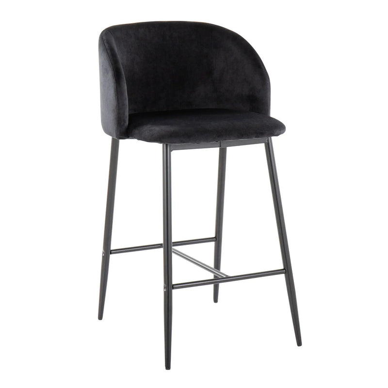 Fran - Contemporary Fixed Height Counter Stool (Set of 2) by HouseOfZazla