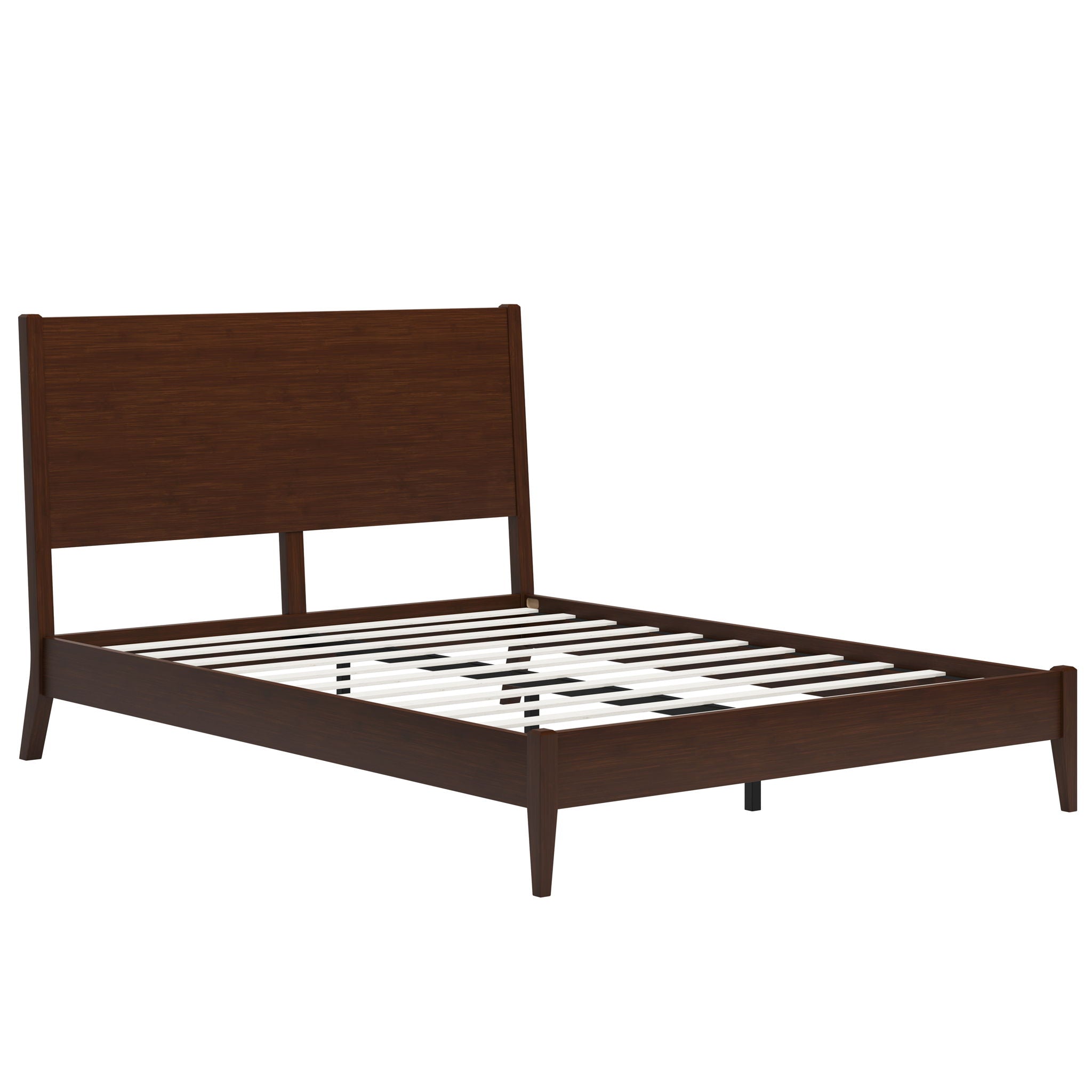 Modern Sled Platform Bed Frame With Slats by HouseOfZazla