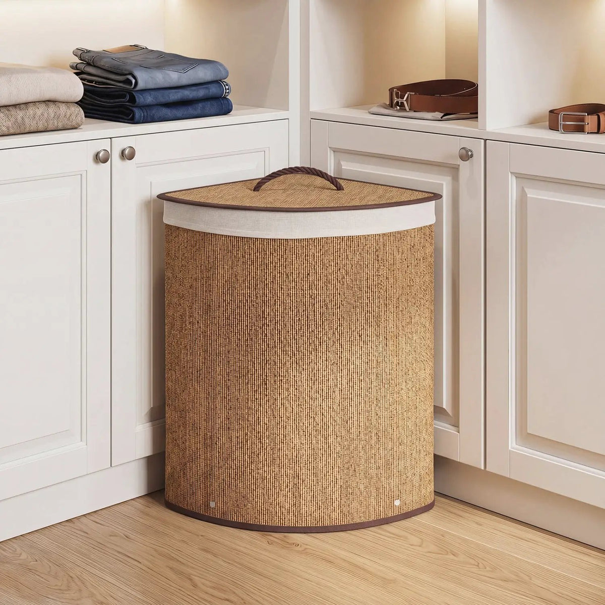 15 Gallon Bamboo Laundry Hamper with Removable Liner, photo 2 of 24