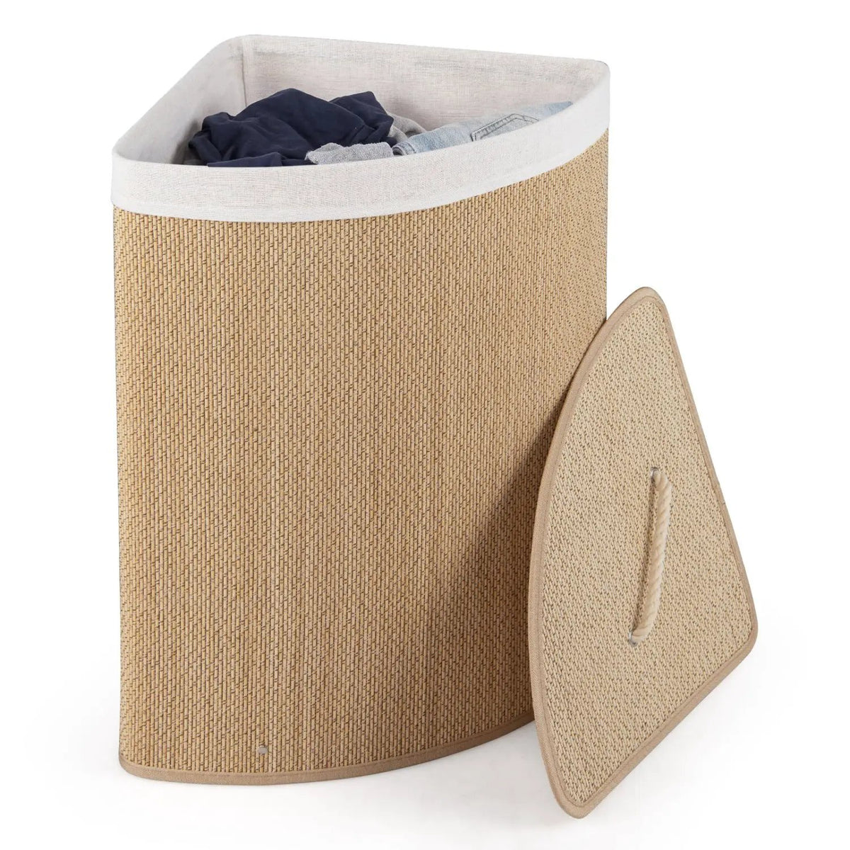 15 Gallon Bamboo Laundry Hamper with Removable Liner, photo 12 of 24