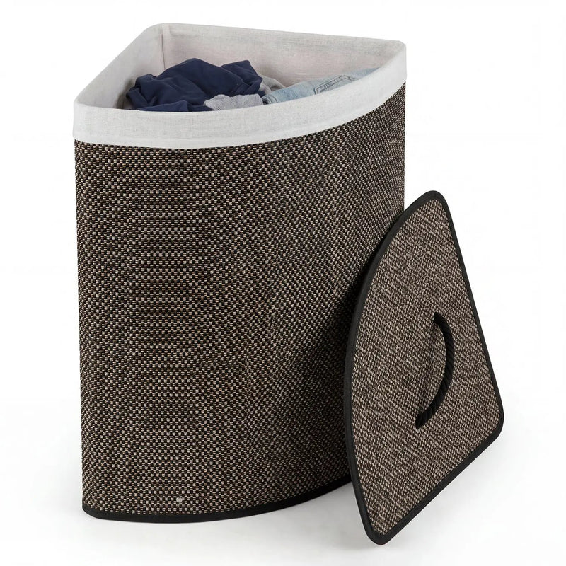 15 Gallon Bamboo Laundry Hamper with Removable Liner by DirectDeals