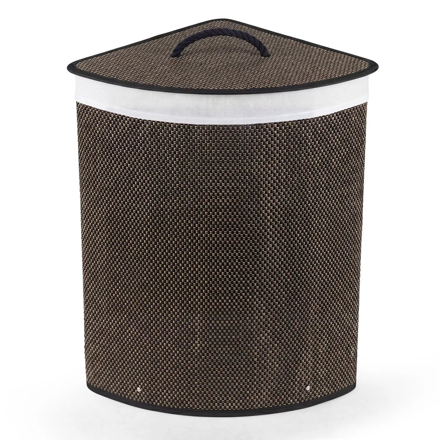 15 Gallon Bamboo Laundry Hamper with Removable Liner by DirectDeals