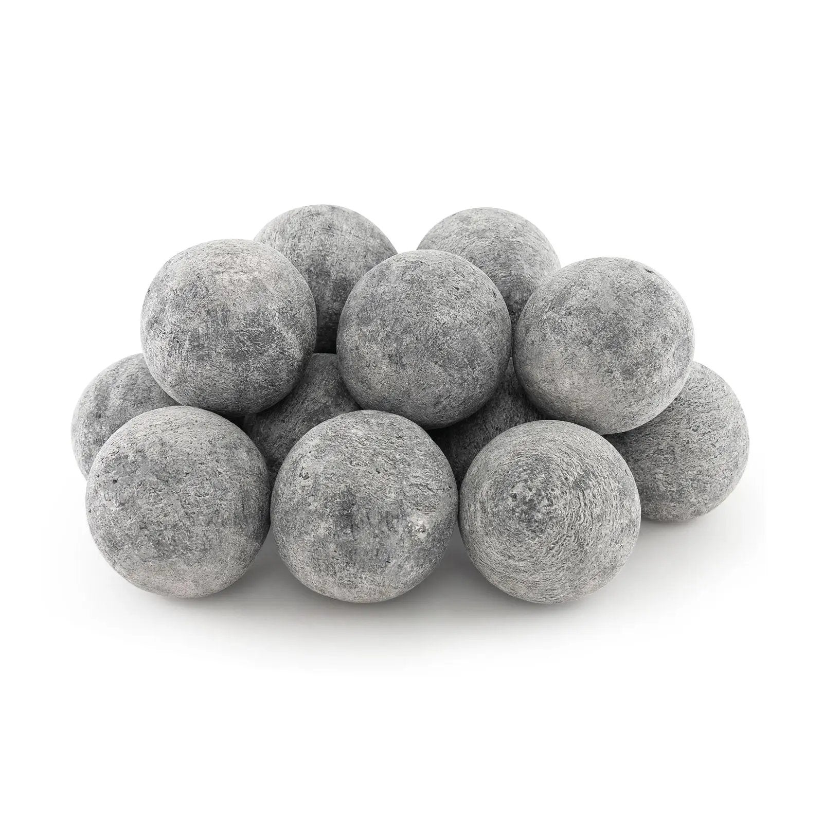 15 Pieces Ceramic Fiber Fire Balls for Outdoor Use-Gray by DirectDeals