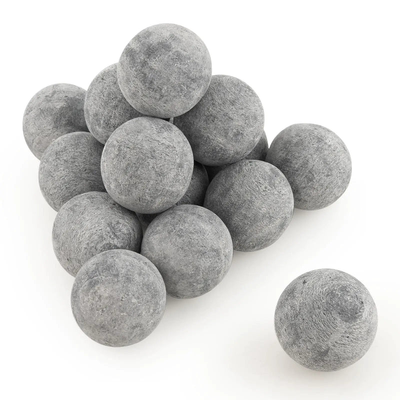 15 Pieces Ceramic Fiber Fire Balls for Outdoor Use-Gray by DirectDeals