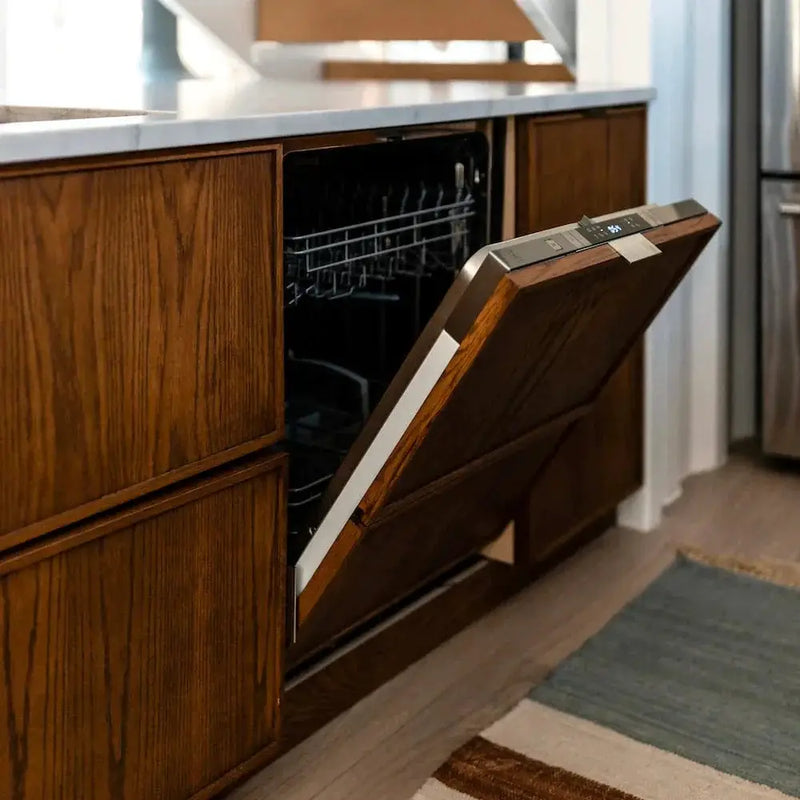ZLINE Autograph 24" Dishwasher Stainless, Champagne Bronze DWVZ-24-CB by Farmhouse Kitchen and Bath