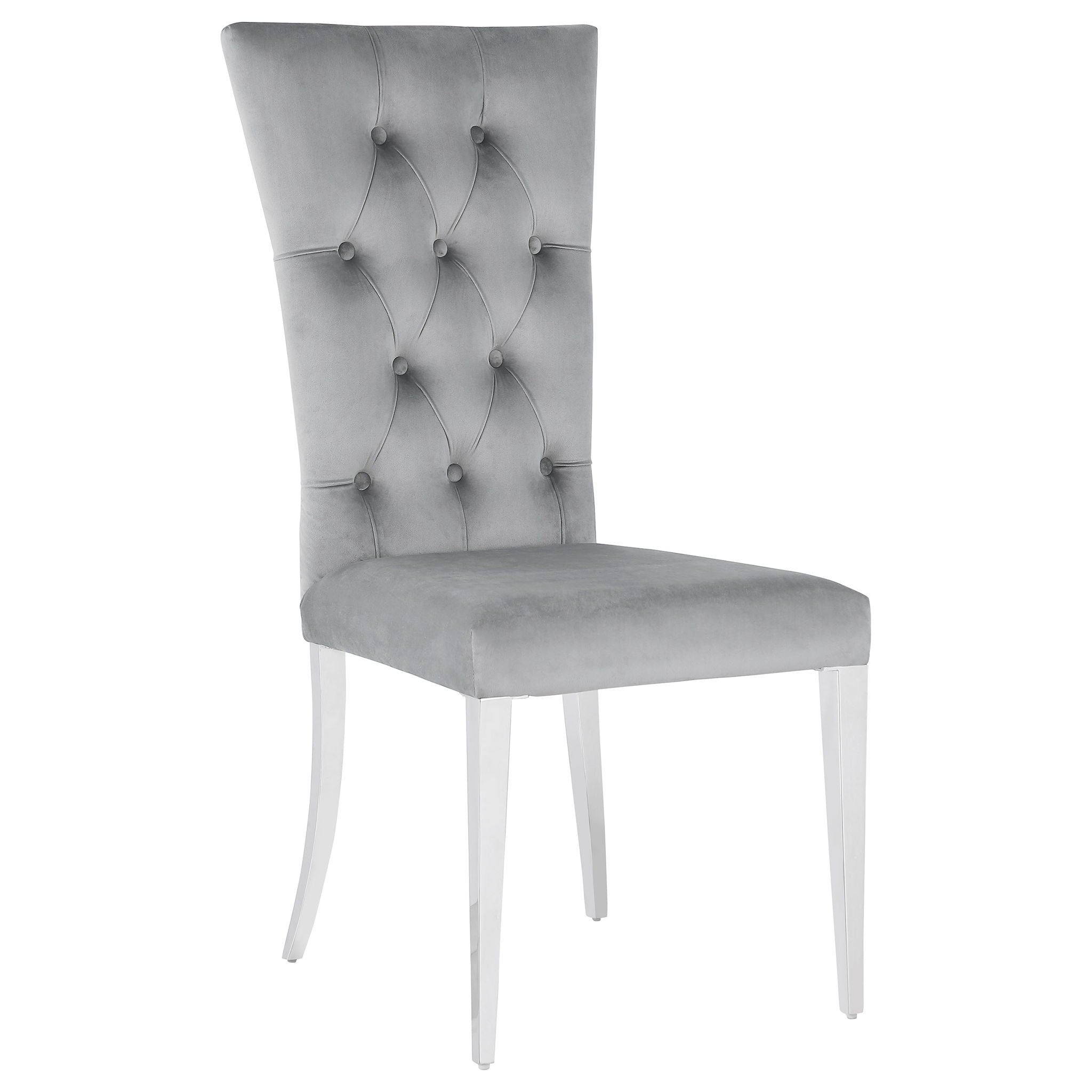 Allessandra - Tufted Back Side Chair (Set of 2) by HouseOfZazla
