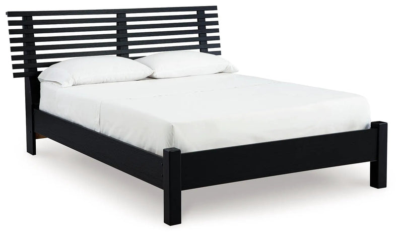 Danziar - Slat Panel Bed With Low Footboard by Unique Piece Furniture