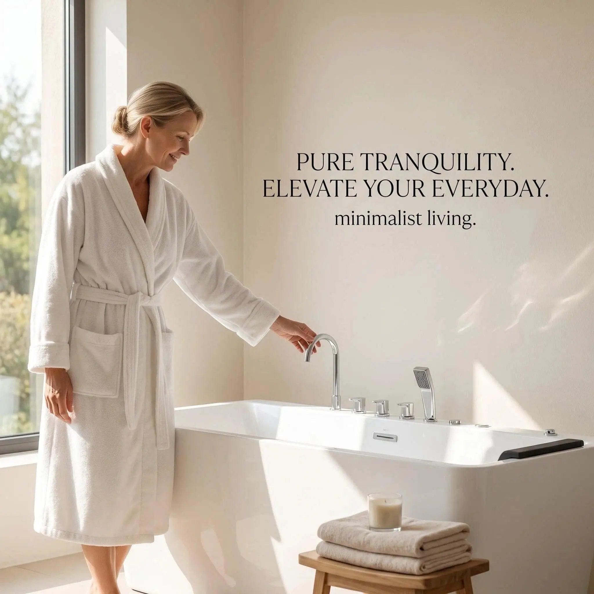 67-Inch Single-Person Luxury Whirlpool Bathtub by HouseOfZazla