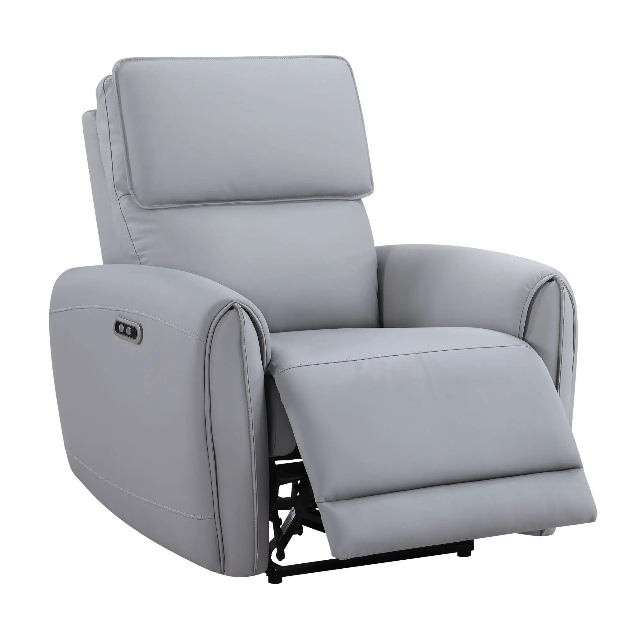 Jeromie - Power Motion Recliner With USB Port - Gray by Unique Piece Furniture