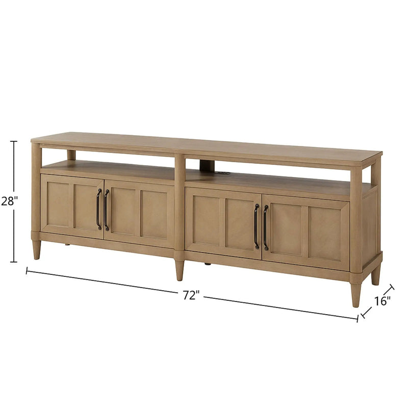 Entertainment Console With Storage - Sand by Unique Piece Furniture