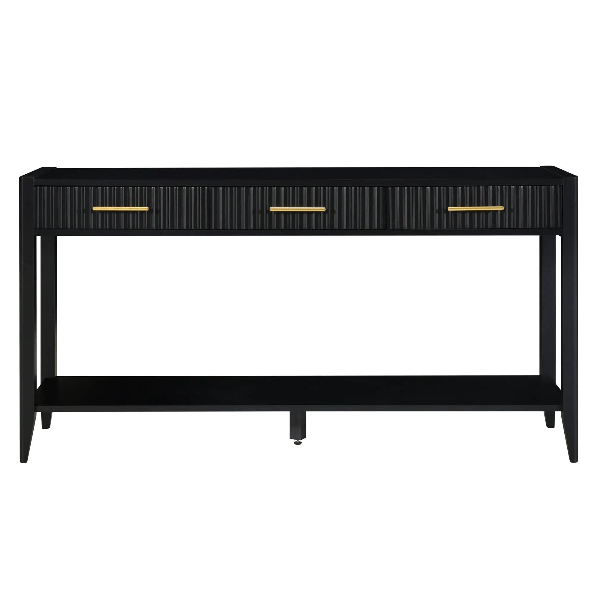 U_STYLE 60" Painted Console Table with 3 Drawers by HouseOfZazla