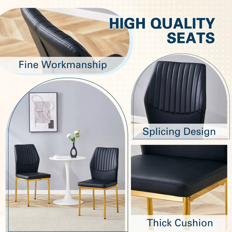 4-Piece Set of Premium Seating for Dining by HouseOfZazla