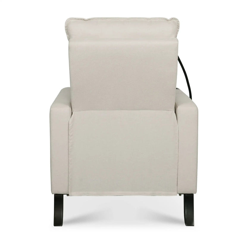Recliner Chairs For Adults, Adjustable Recliner Sofa With Mobile Phone Holder & Cup Holder, Modern Reclining Chairs Fabric Push Back Recliner Chairs For Living Room, Bedroom by HouseOfZazla