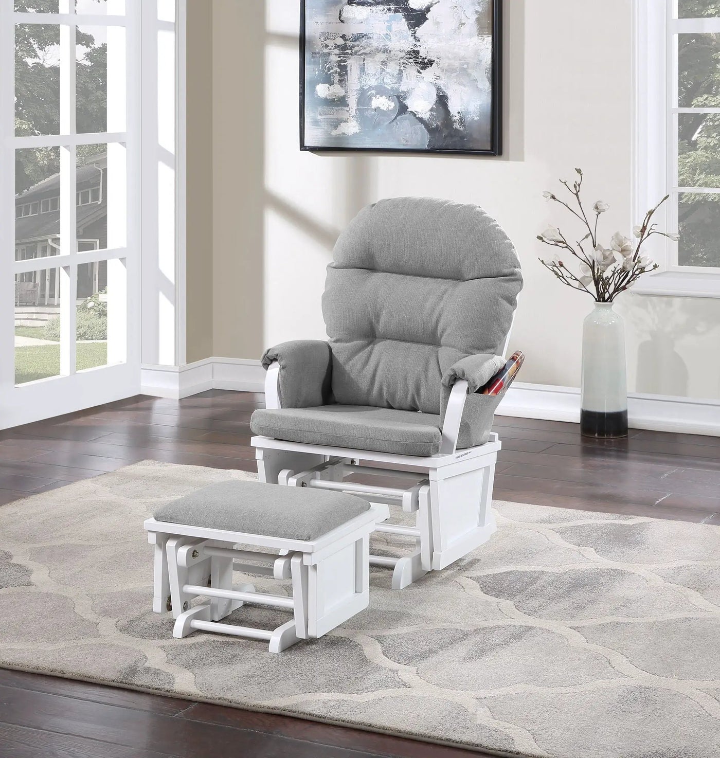 Madison - Glider & Ottoman - Base by Unique Piece Furniture