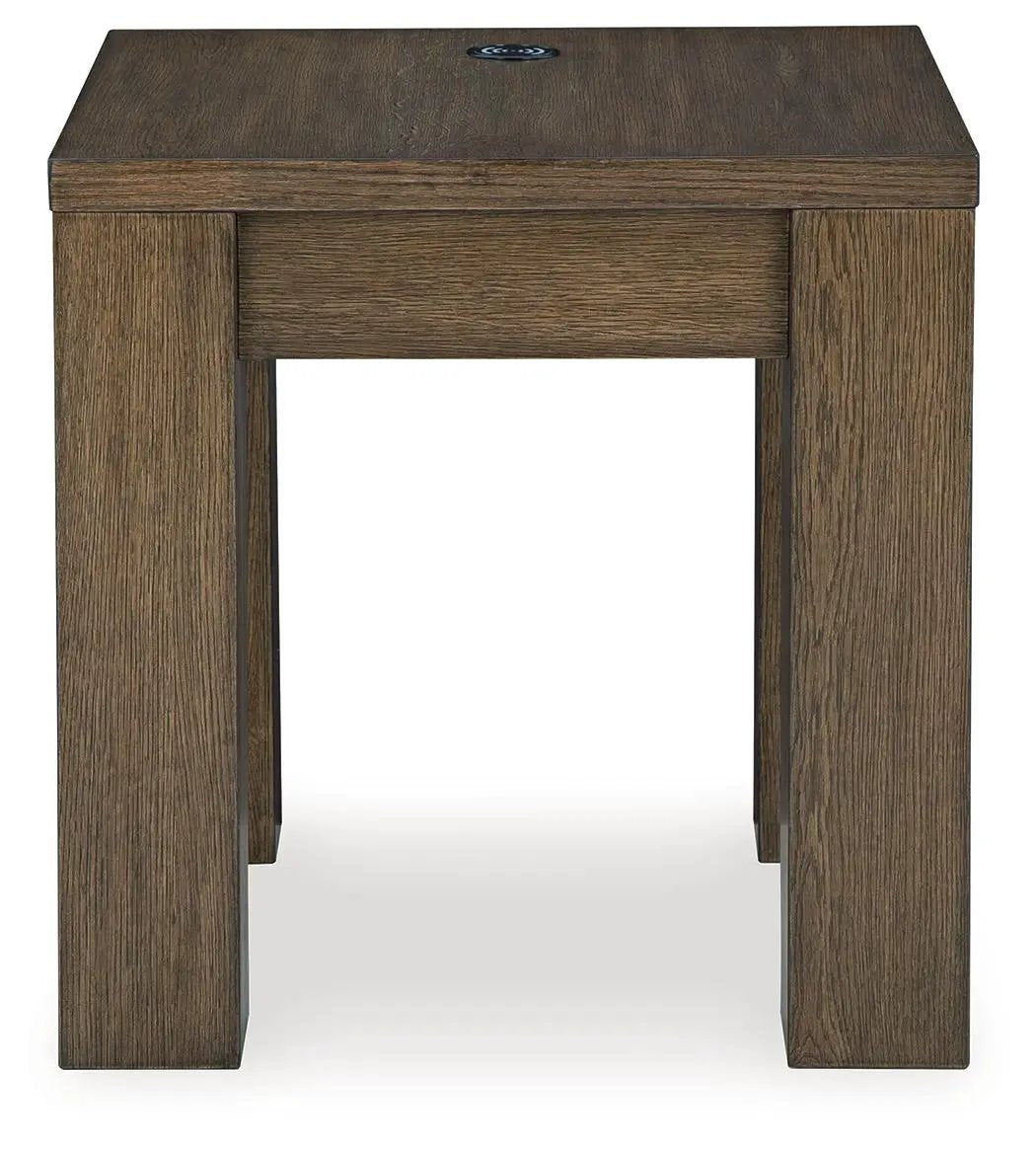 Rosswain - Square End Table - Warm Brown by Unique Piece Furniture