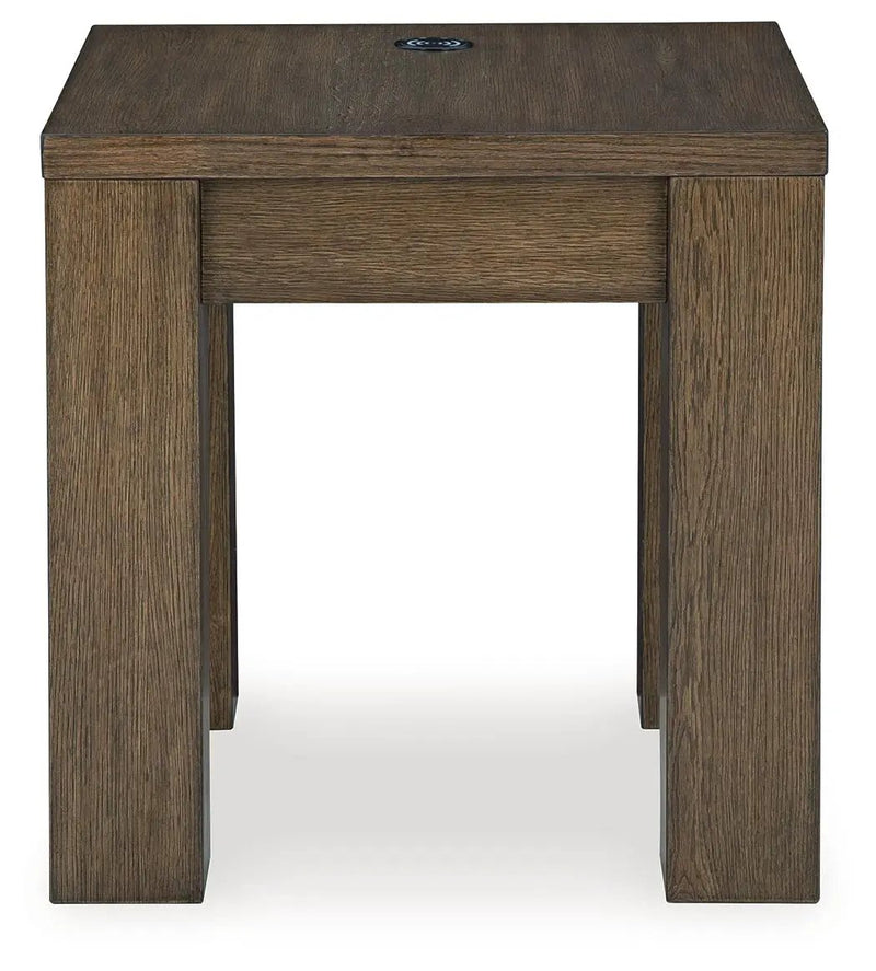 Rosswain - Square End Table - Warm Brown by Unique Piece Furniture
