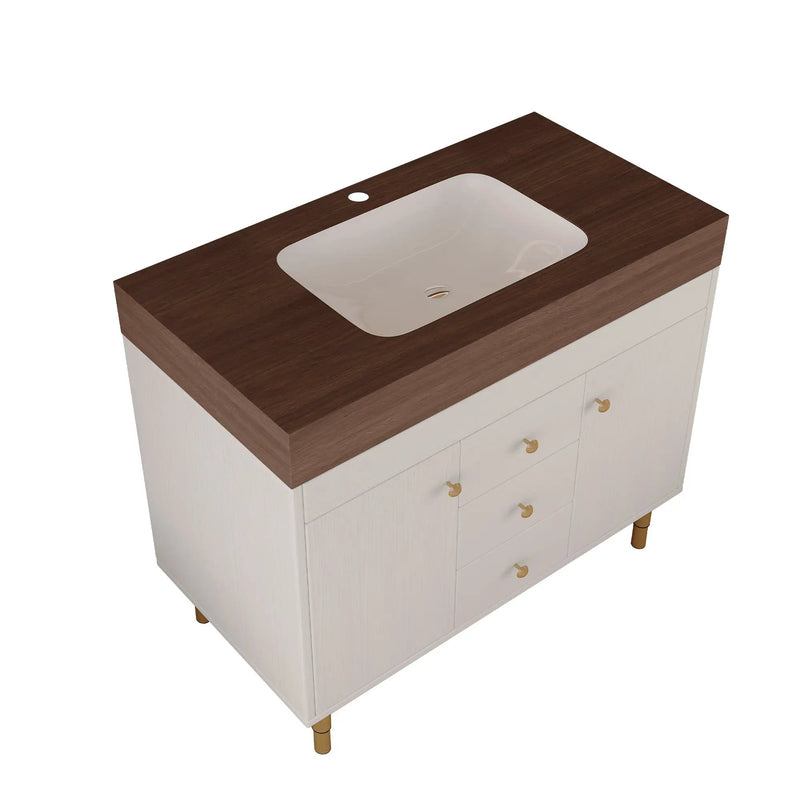 36 In Modern Free-Standing Bathroom Vanity With Ceramic Sink by HouseOfZazla