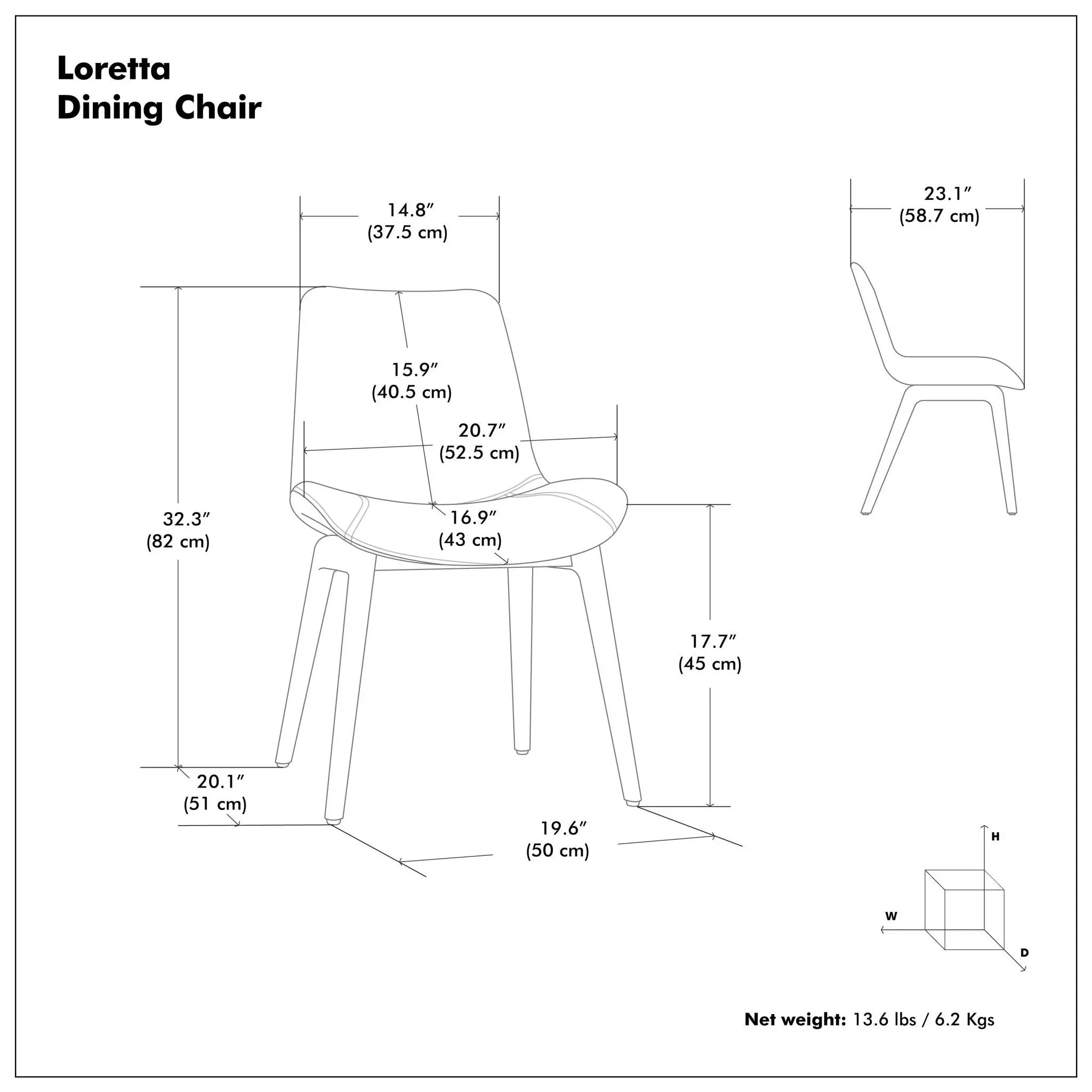 Loretta - Upholstered Dining Chair (Set of 2) by Unique Piece Furniture