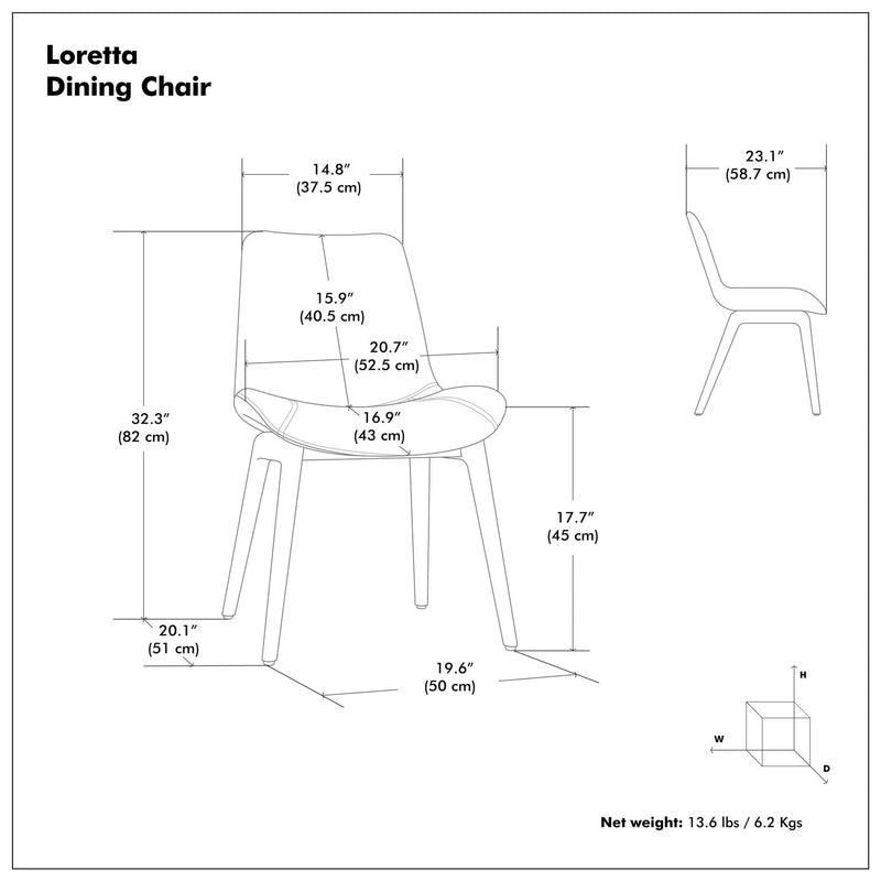 Loretta - Upholstered Dining Chair (Set of 2) by Unique Piece Furniture