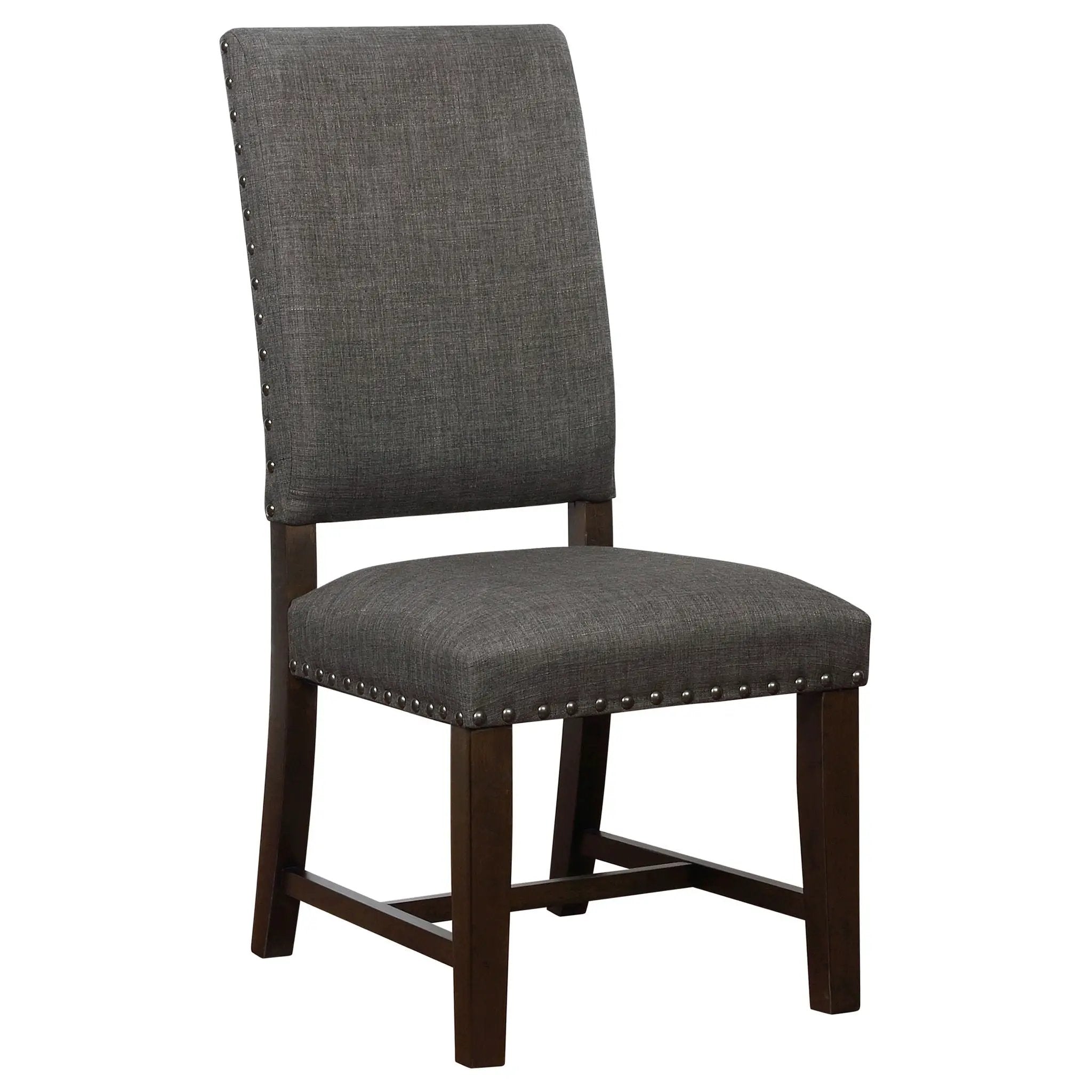 Ayers - Upholstered Side Chair (Set of 2) - Gray by HouseOfZazla