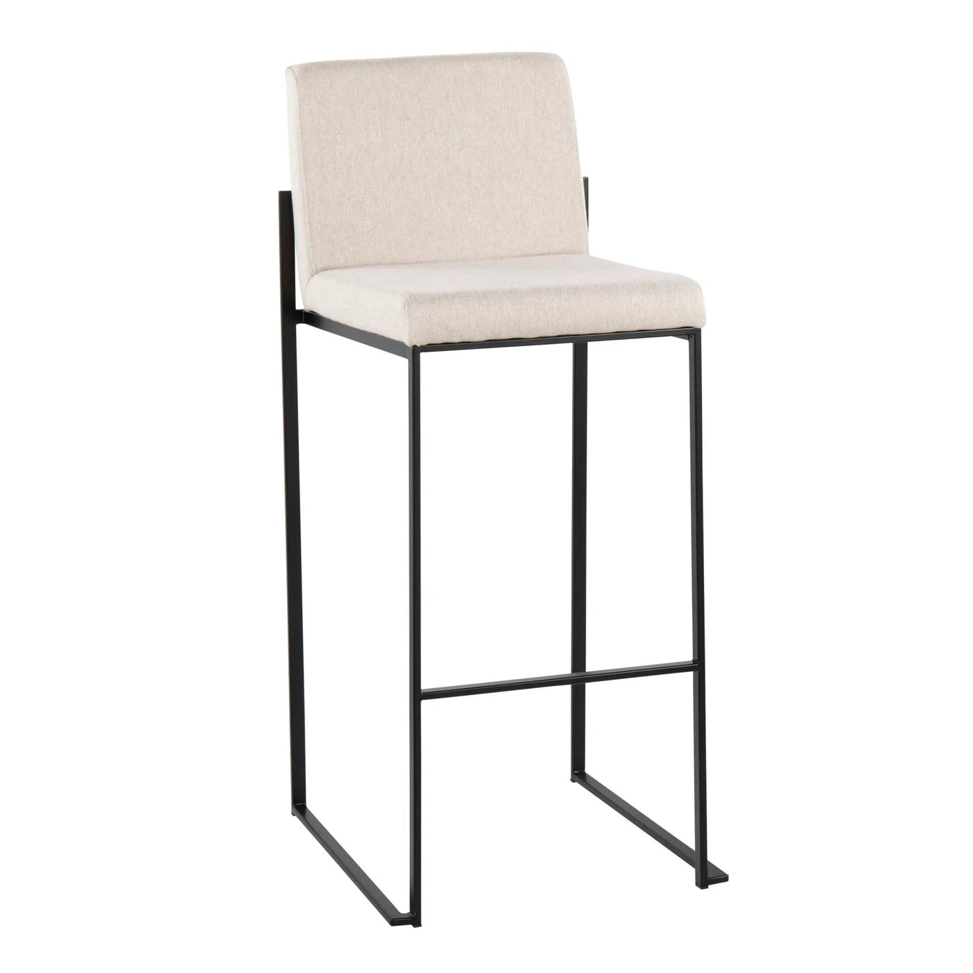 Fuji - Contemporary High Back Barstool Elegant Design by HouseOfZazla