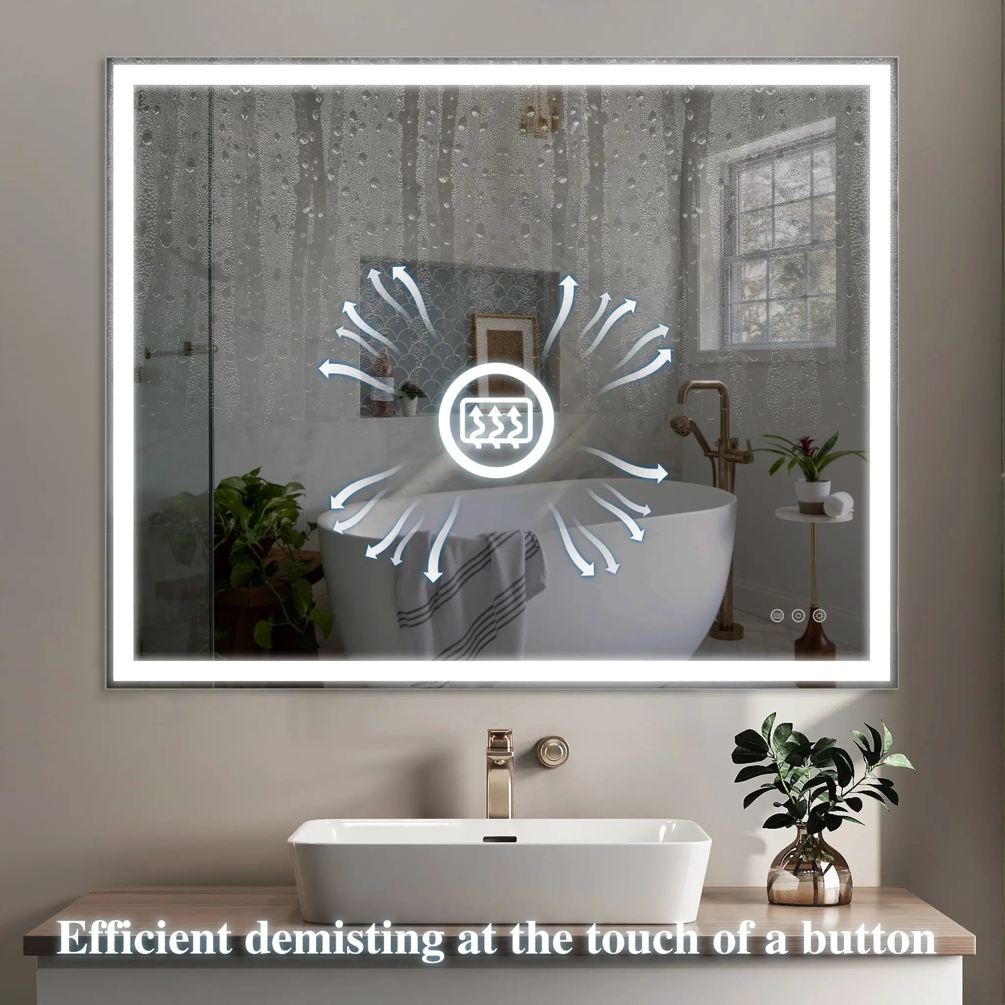 32x40 Inch LED Bathroom Vanity Mirror by HouseOfZazla