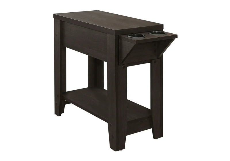 Accent Side Table, Storage, Lamp, Transitional Space-Saving Design by Unique Piece Furniture