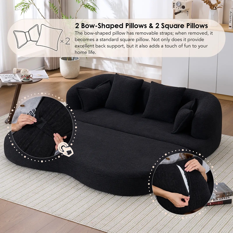 2-in-1 Foldable Sofa Bed by HouseOfZazla