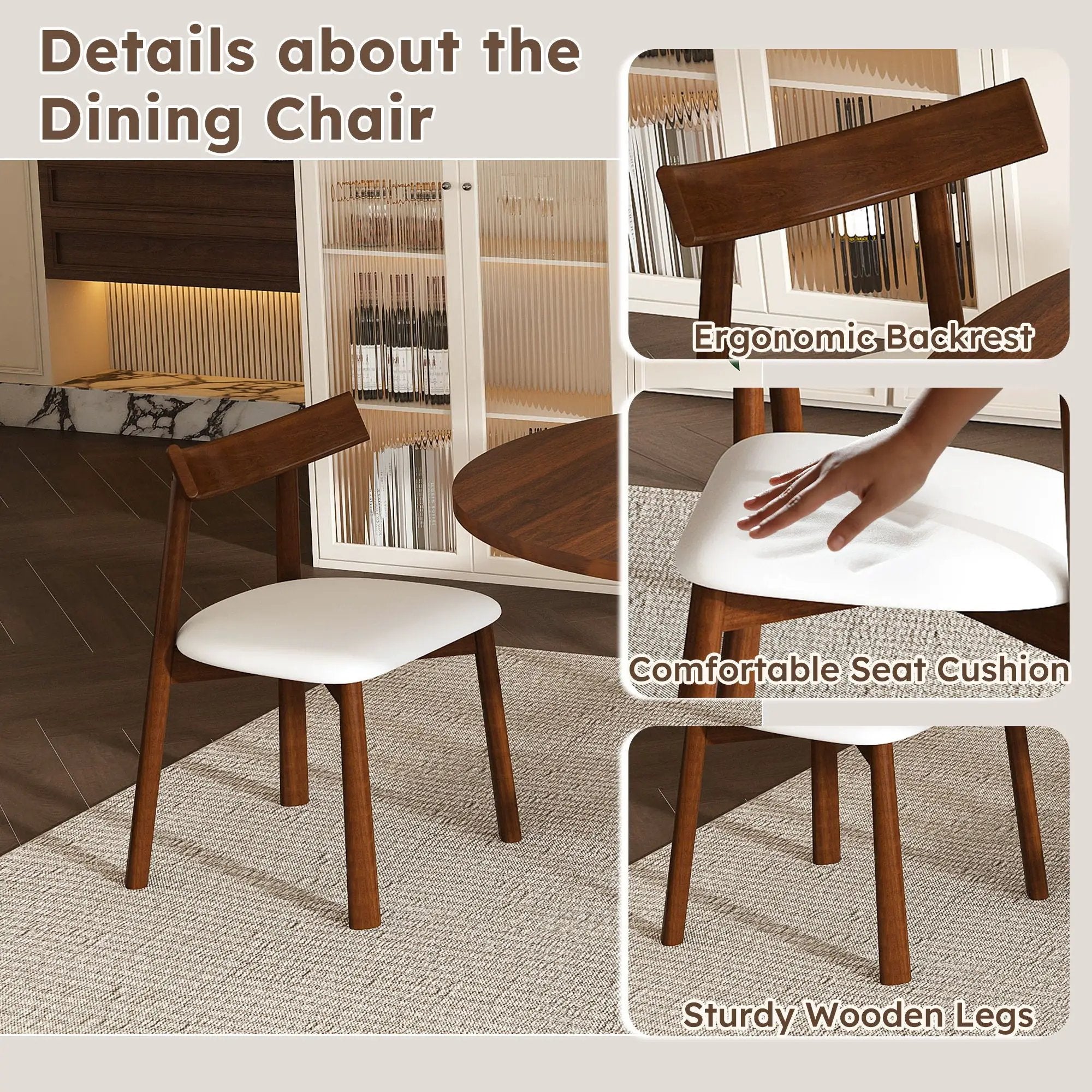 Round Extendable Dining Table Set With Chairs by Unique Piece Furniture