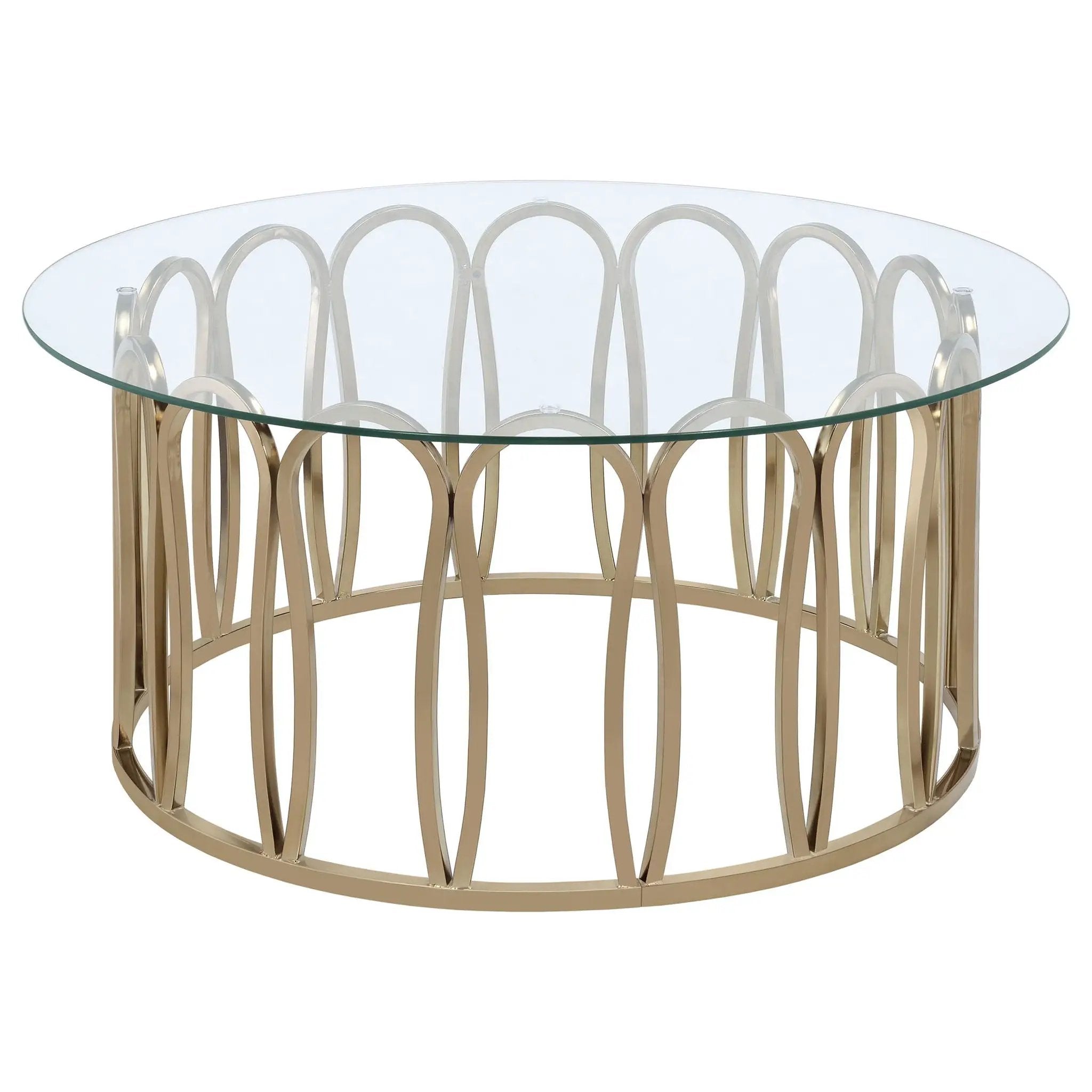 Monett 2-piece Coffee and End Table Set Chocolate Chrome by Unique Piece Furniture