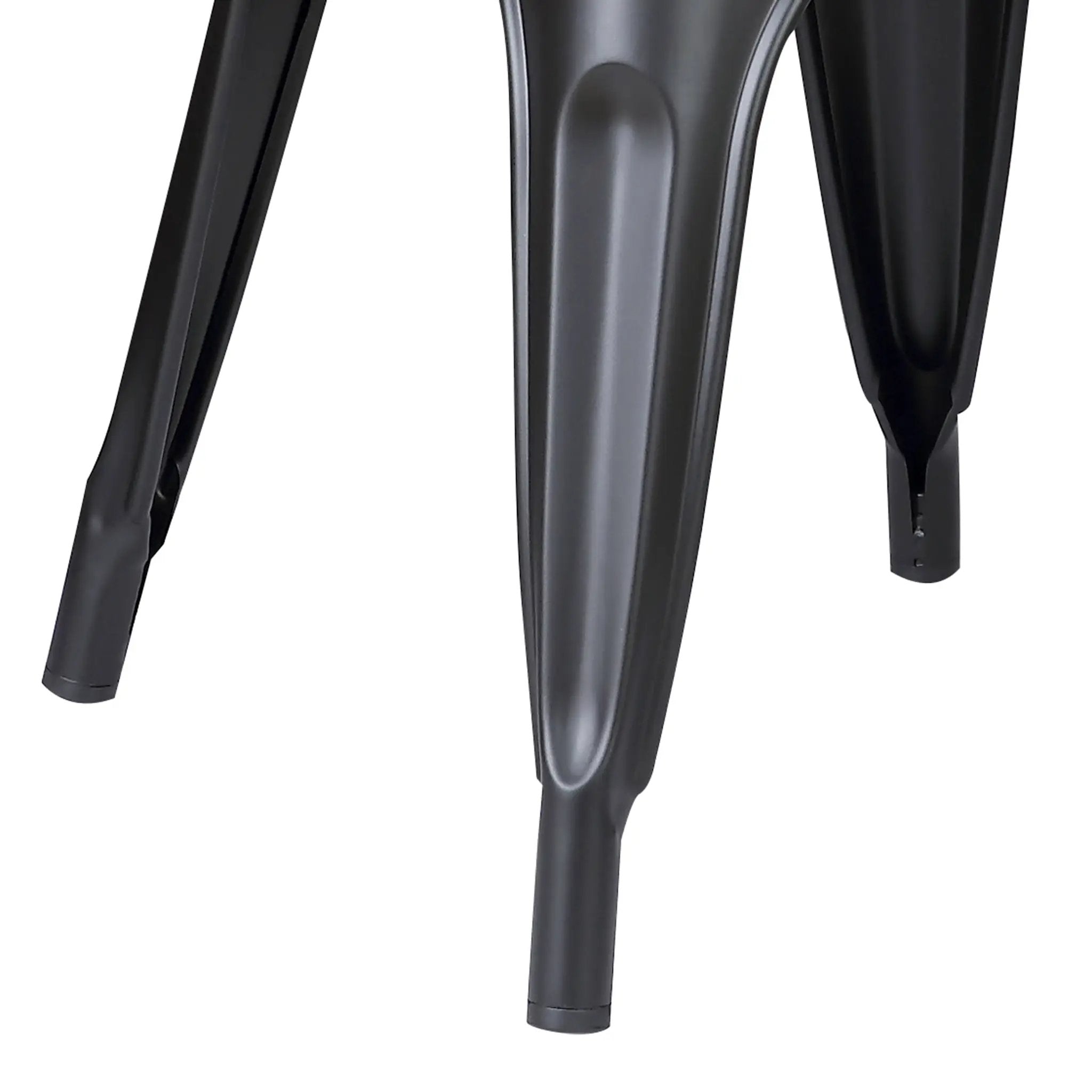Set of 4 Stackable Metal Dining Chairs by HouseOfZazla
