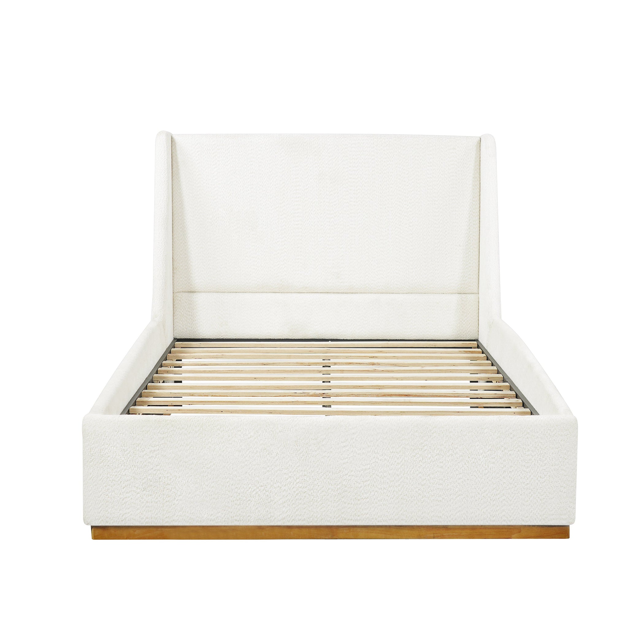 Luxury Upholstered Bed with Wings by HouseOfZazla