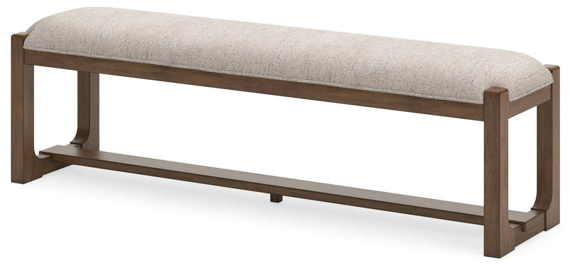 Cabalynn - Large Uph Dining Room Bench - Oatmeal / Light Brown by Unique Piece Furniture
