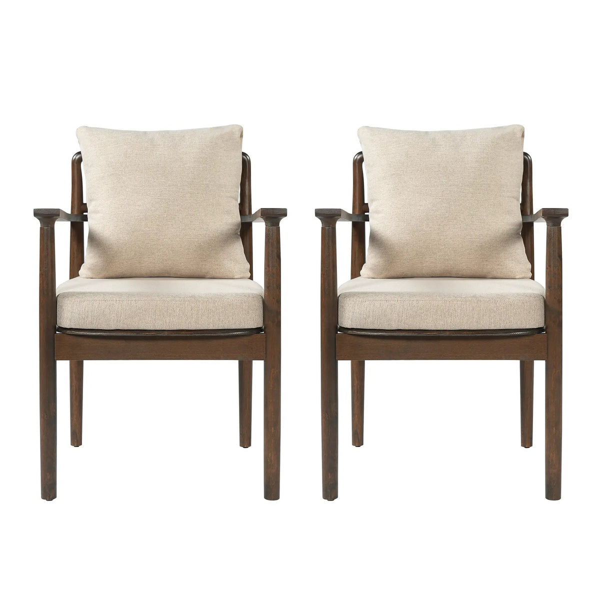 Mid-Century Modern Dining Chairs Set of 2 by HouseOfZazla
