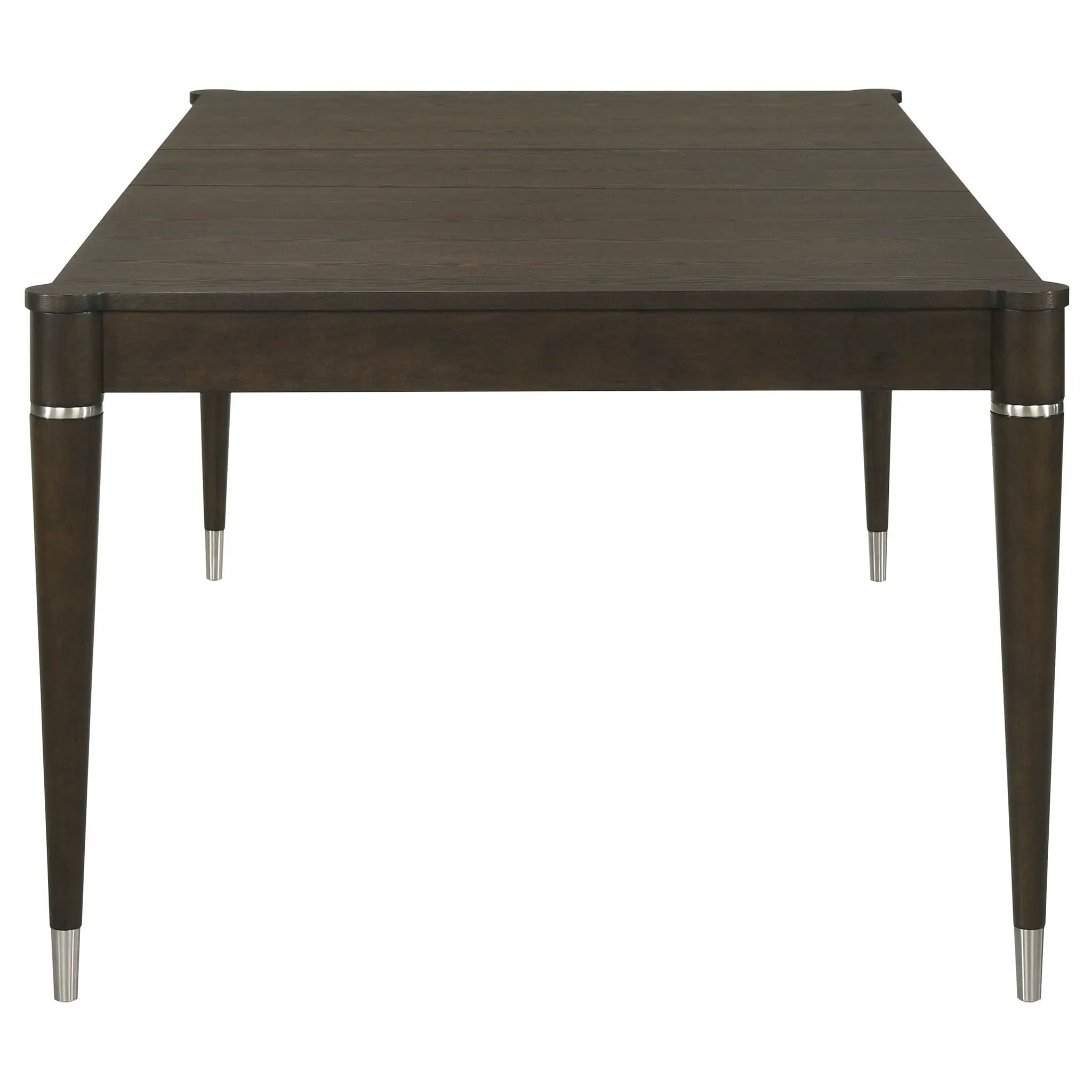 Blakely - 7 Piece Rectangular Dining Set With Extendable Table Upholstered Chairs - Ash Brown