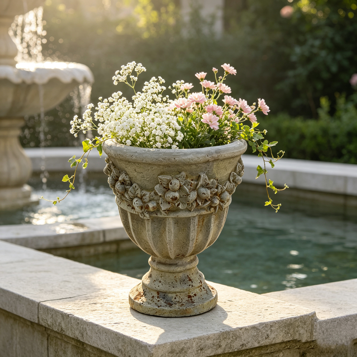 MGO Garden Planter in Rust Finish by HouseOfZazla