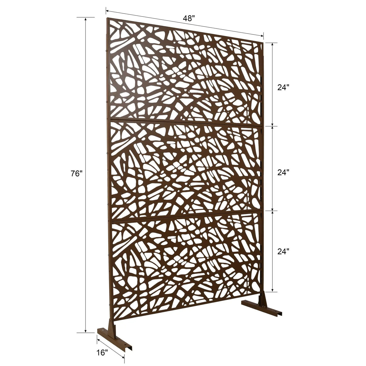 Outdoor & Indoor Freestanding Decorative Privacy Screen by Unique Piece Furniture