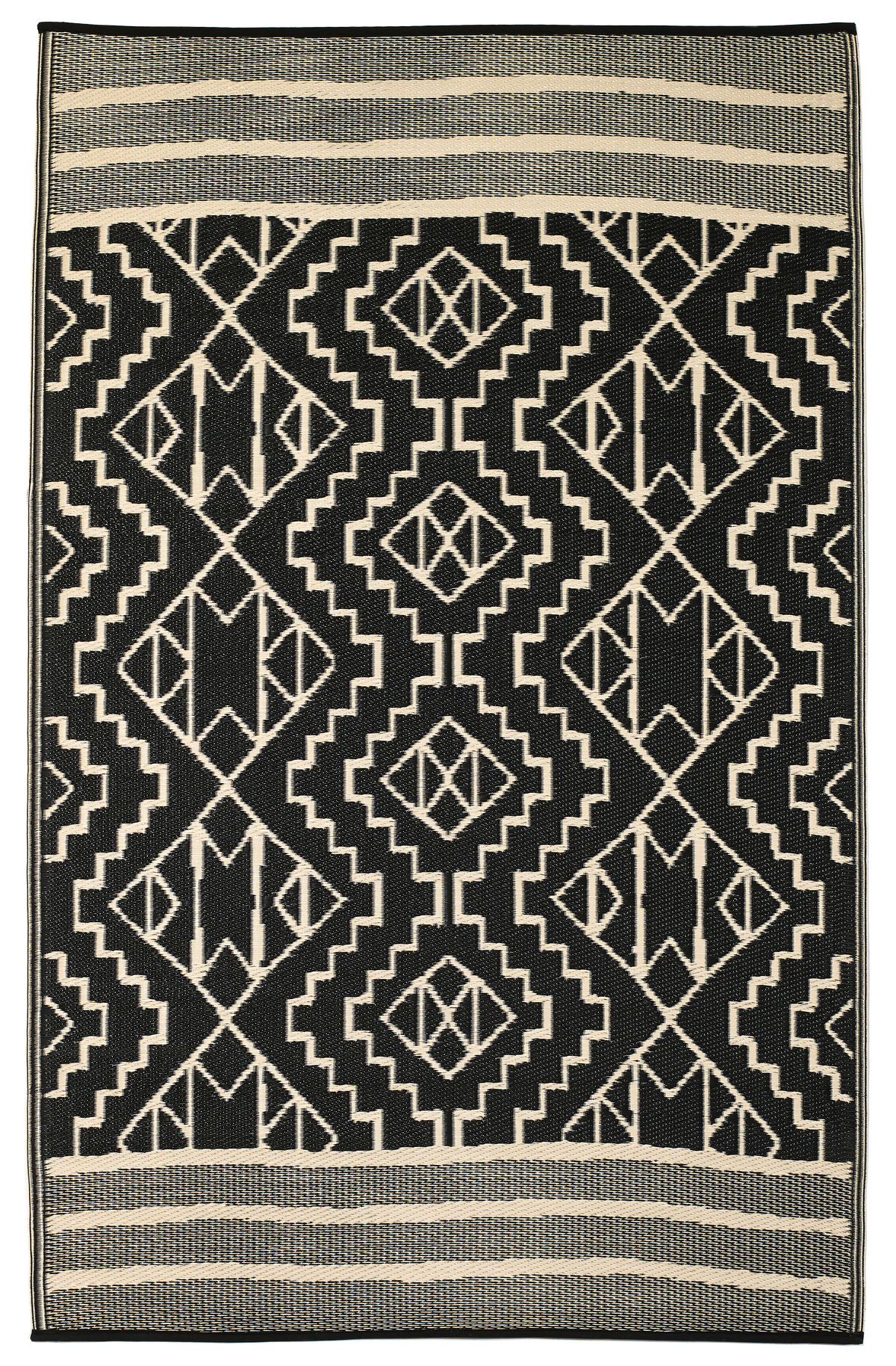 Kilimanjaro - Black Outdoor Rug for Patio FINAL SALE, photo 2 of 15