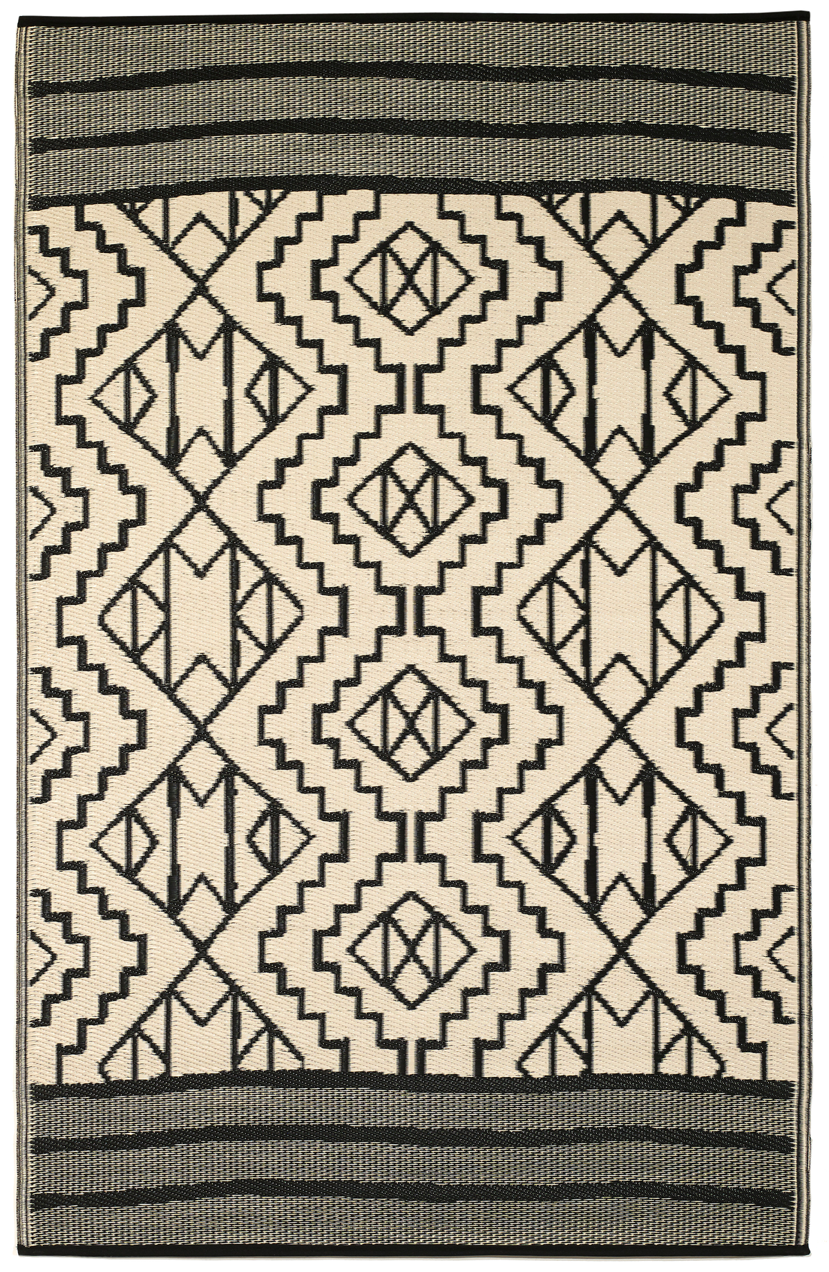 Kilimanjaro - Black Outdoor Rug for Patio FINAL SALE, photo 3 of 15