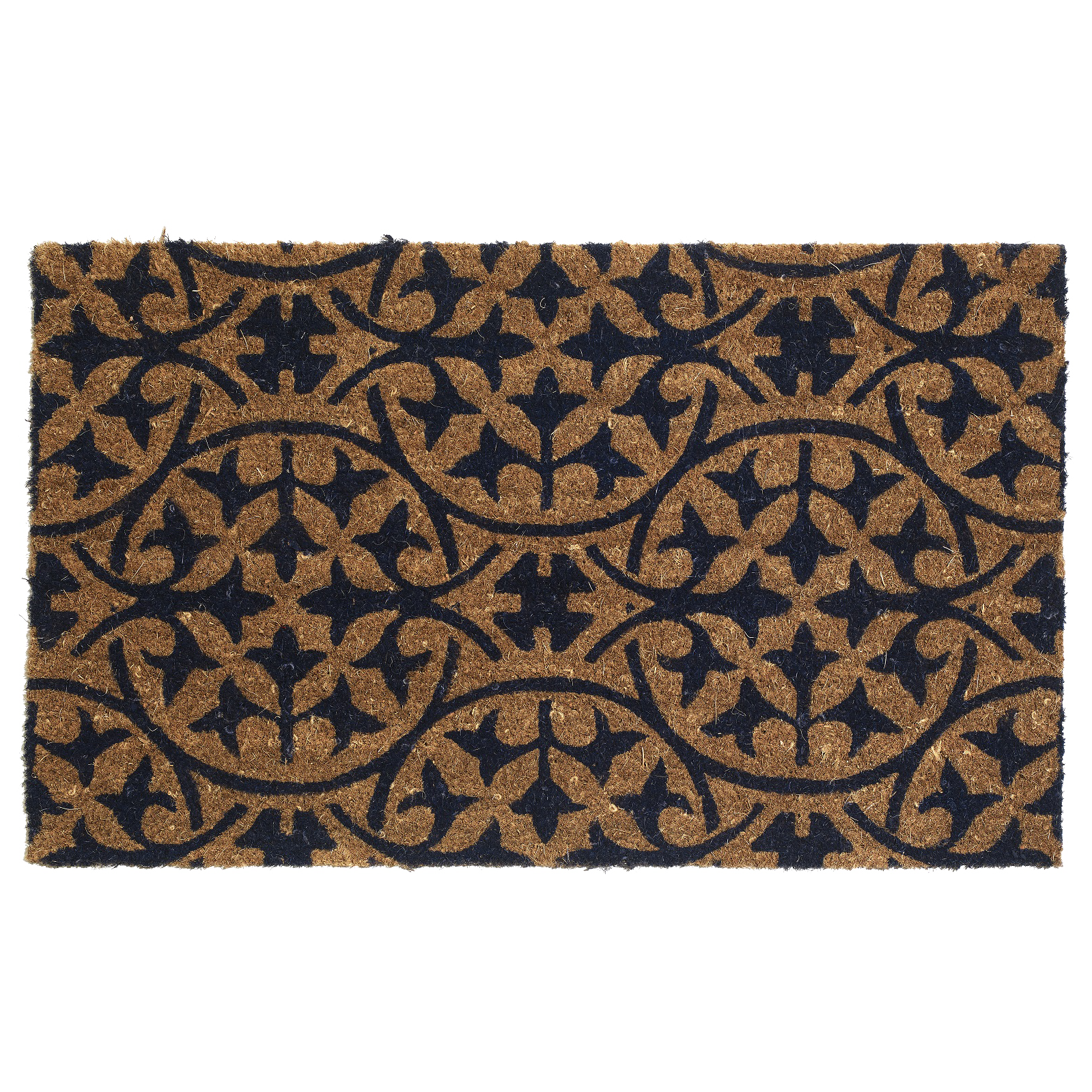 Blue Tile Coir Doormat by Fab Habitat
