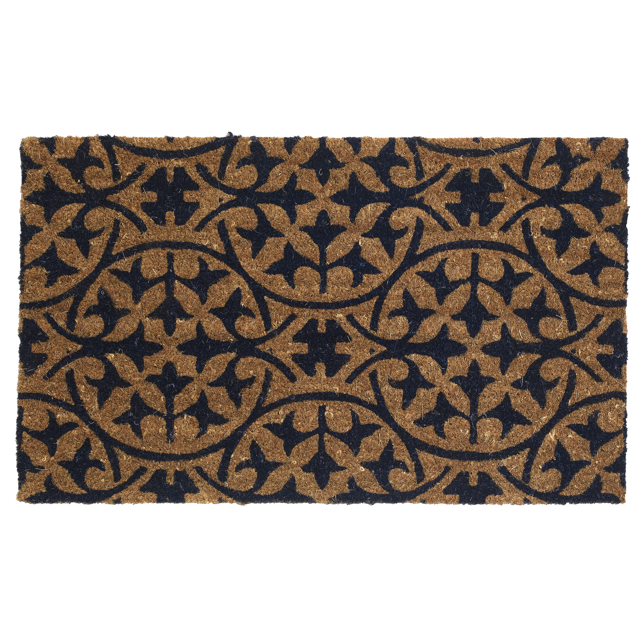 Blue Tile Coir Doormat by Fab Habitat