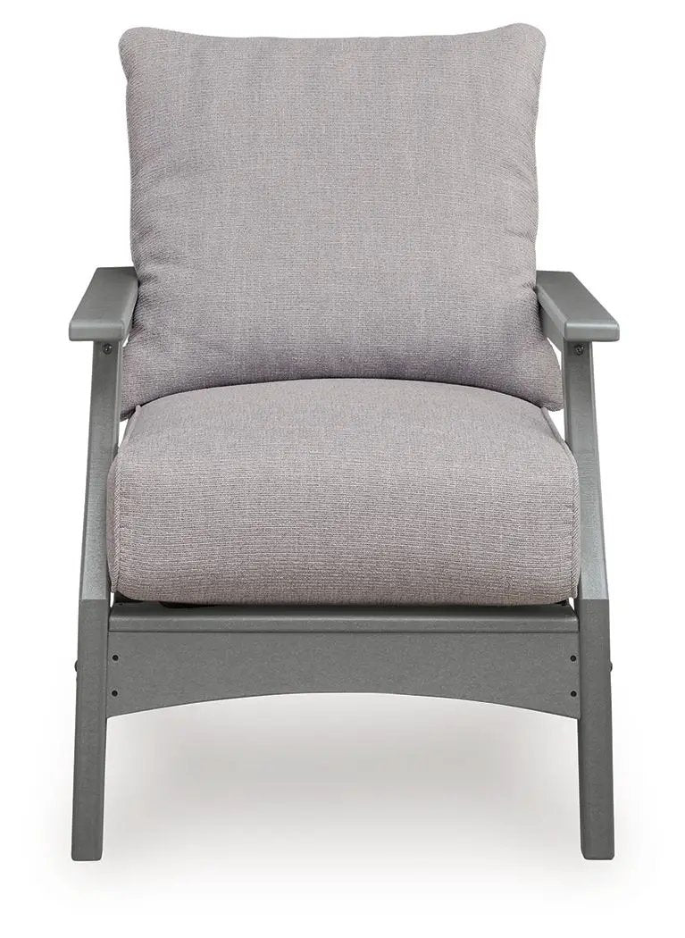 Cove Beach - Lounge Chair With Cushion (Set of 2) - Gray by Unique Piece Furniture