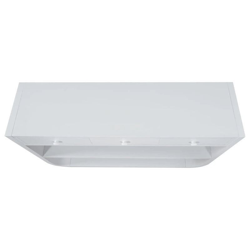 Console Table With 3 Soft Close Drawers & 2 Open Shelves by HouseOfZazla