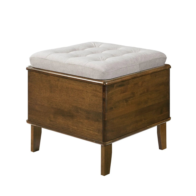 Letitia Rubber Wood Cat Bed Ottoman by HouseOfZazla